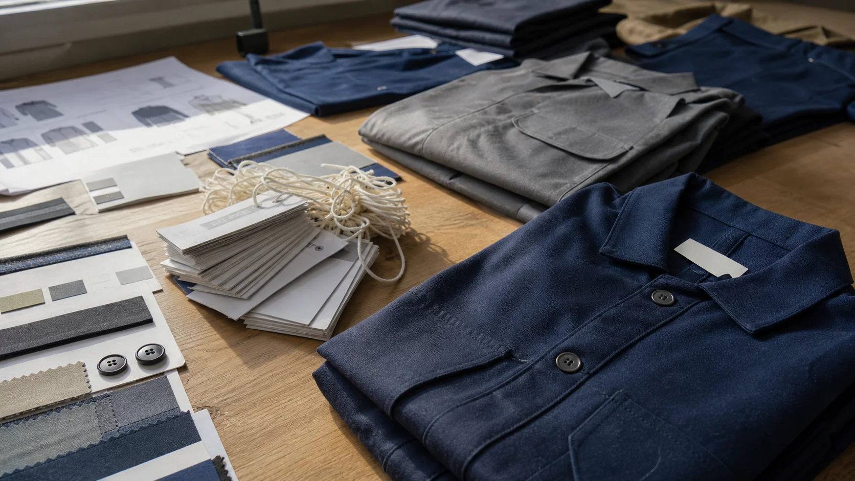 Hang Tags for Uniforms in Private Label Packaging