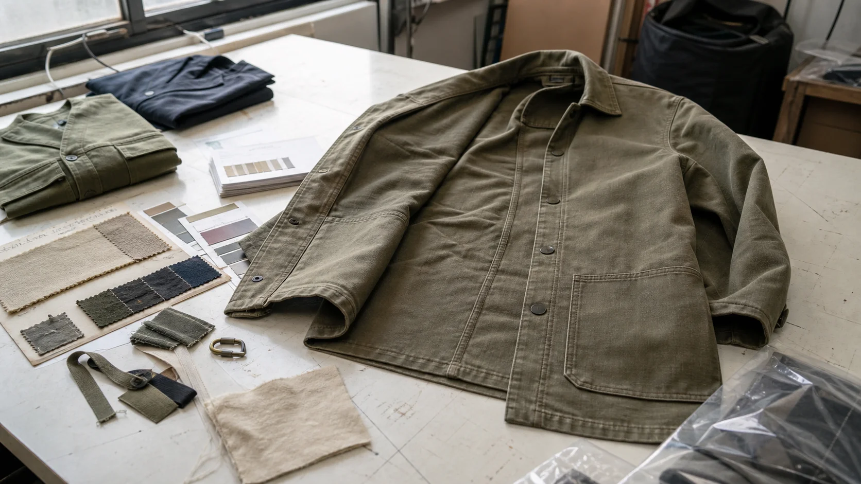 Hemp Utility Coat Shrinkage Plan for Buyers