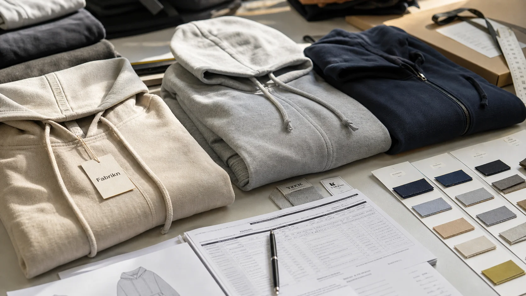 Information Goes on A Clothing Hang Tag: MOQ and QC
