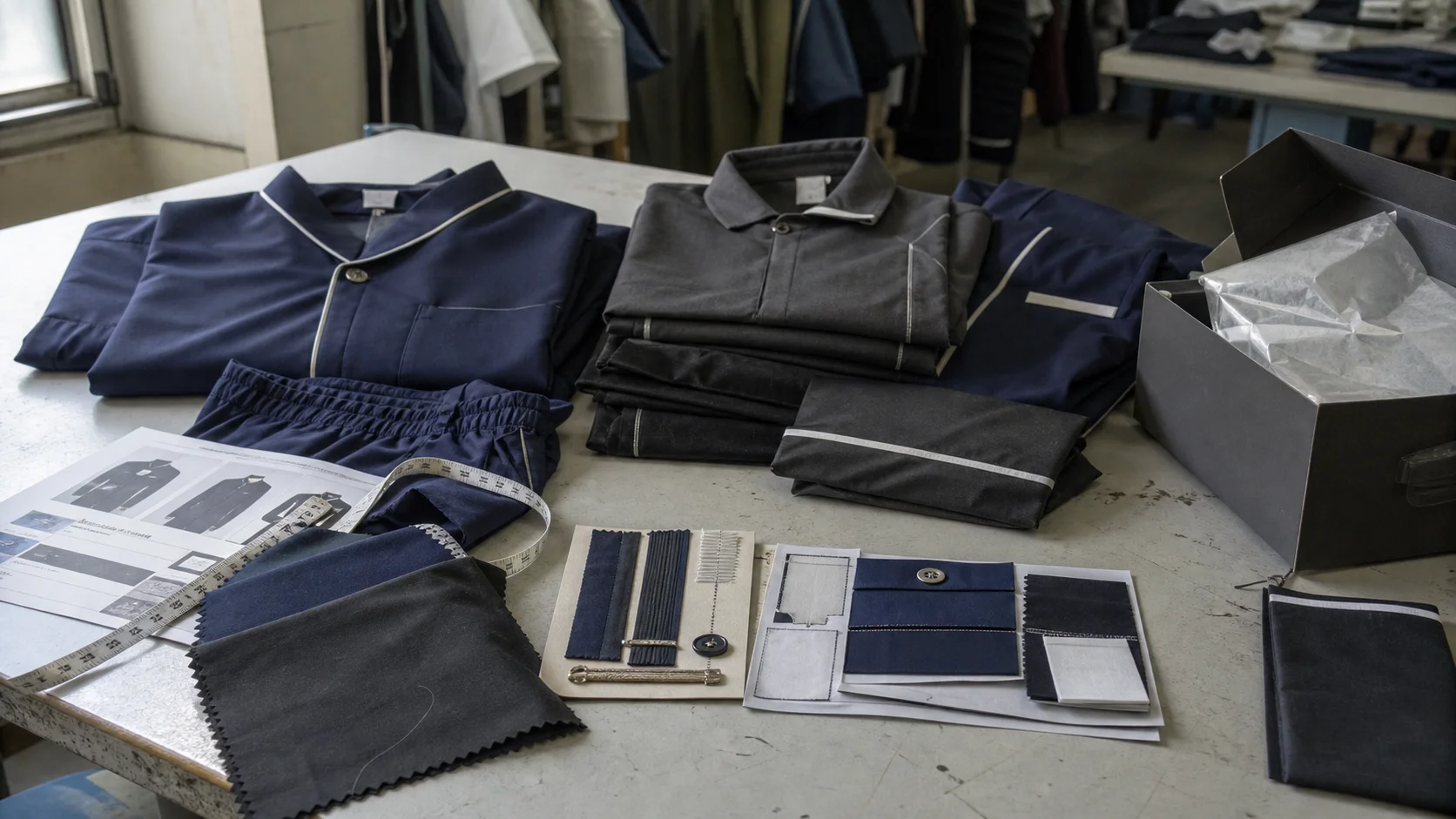Hotel Staff Uniform Tech Pack Supplier Comparison