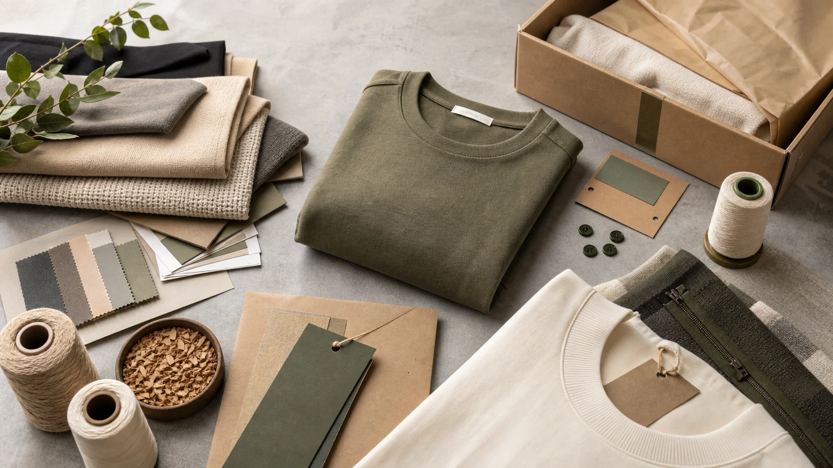 Composition Labels for Clothing Packaging
