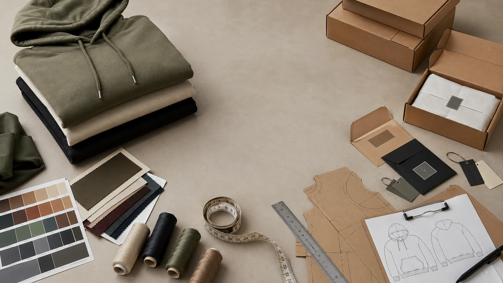 Thank You Cards for Clothing Packages