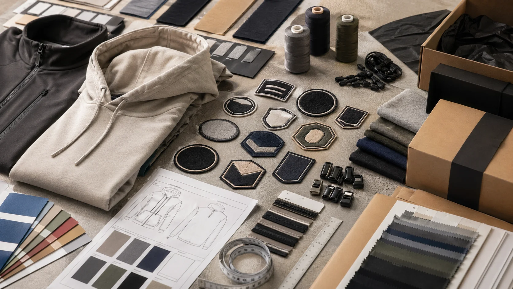 Minimalist Clothing Packaging for Boutique Brands