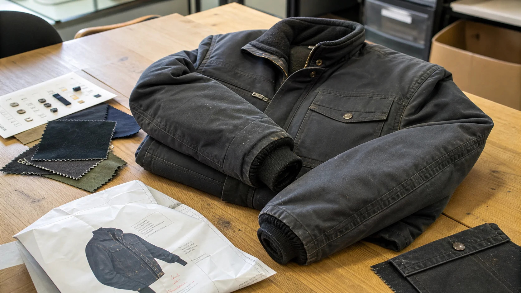 Custom Jacket Size Grading for Brand Production
