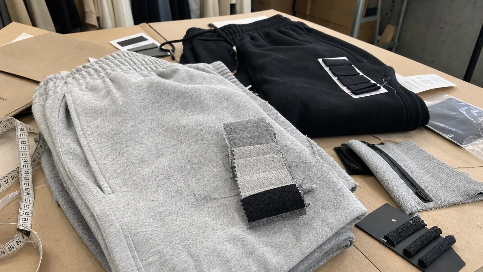Joggers Pre-Production Samples for Event Merch Buyers
