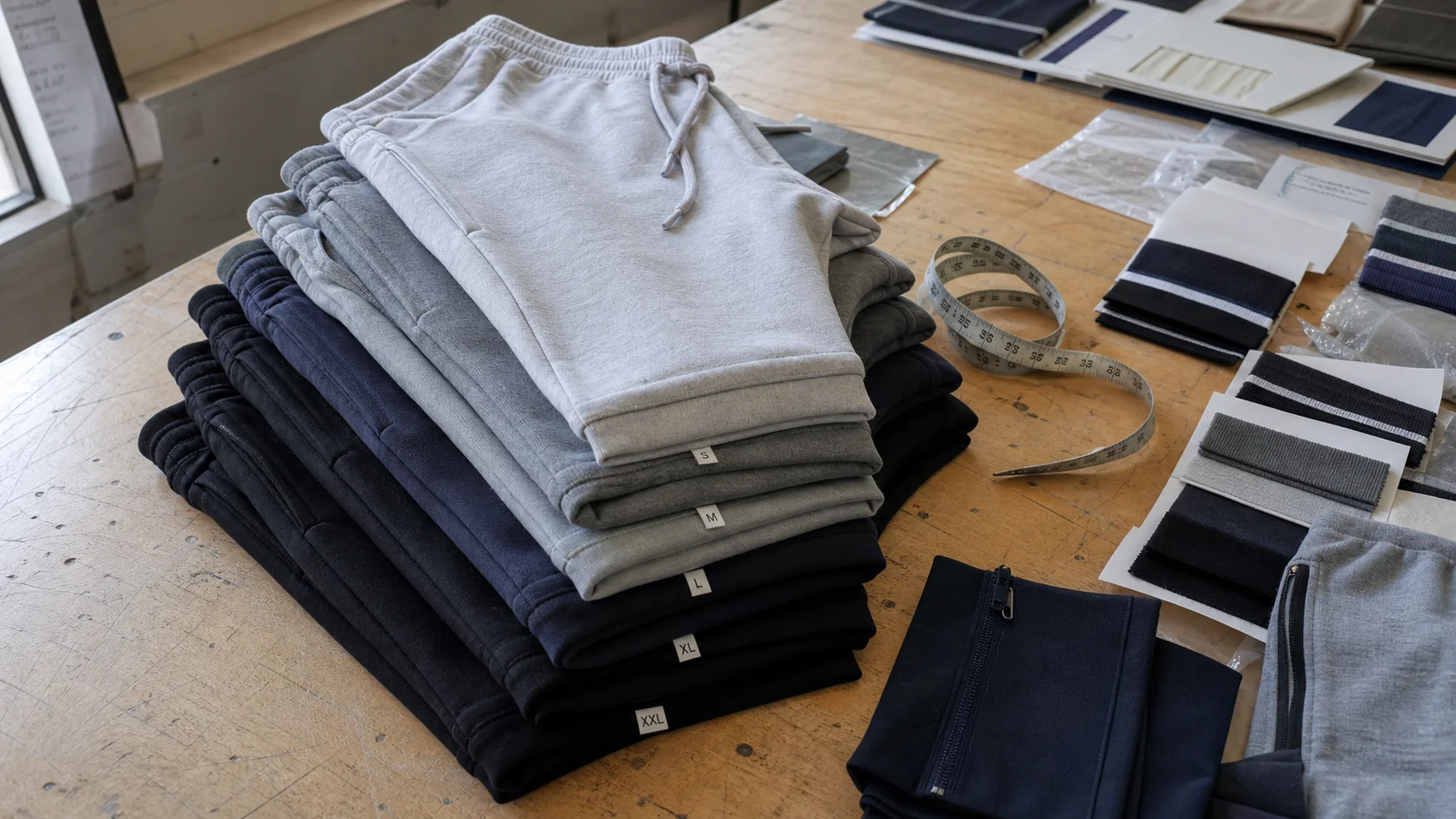 Joggers Size Grading Guide for Corporate Teams