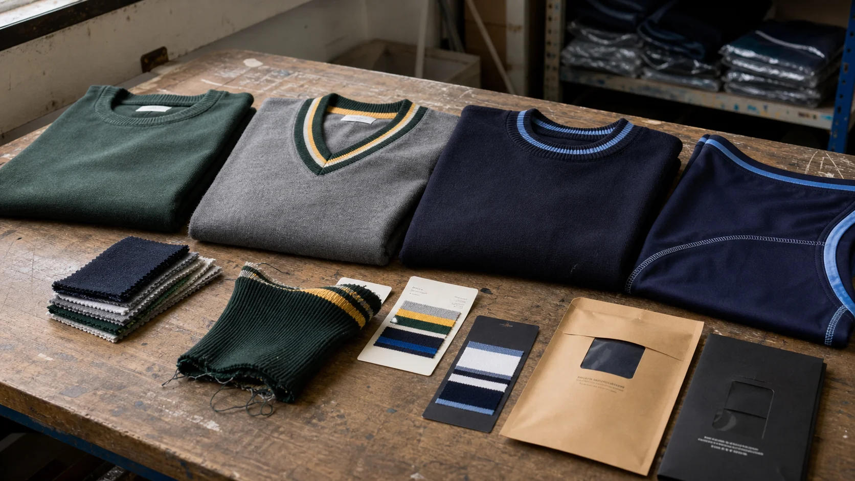 Low-MOQ Knitwear Production for School Teams