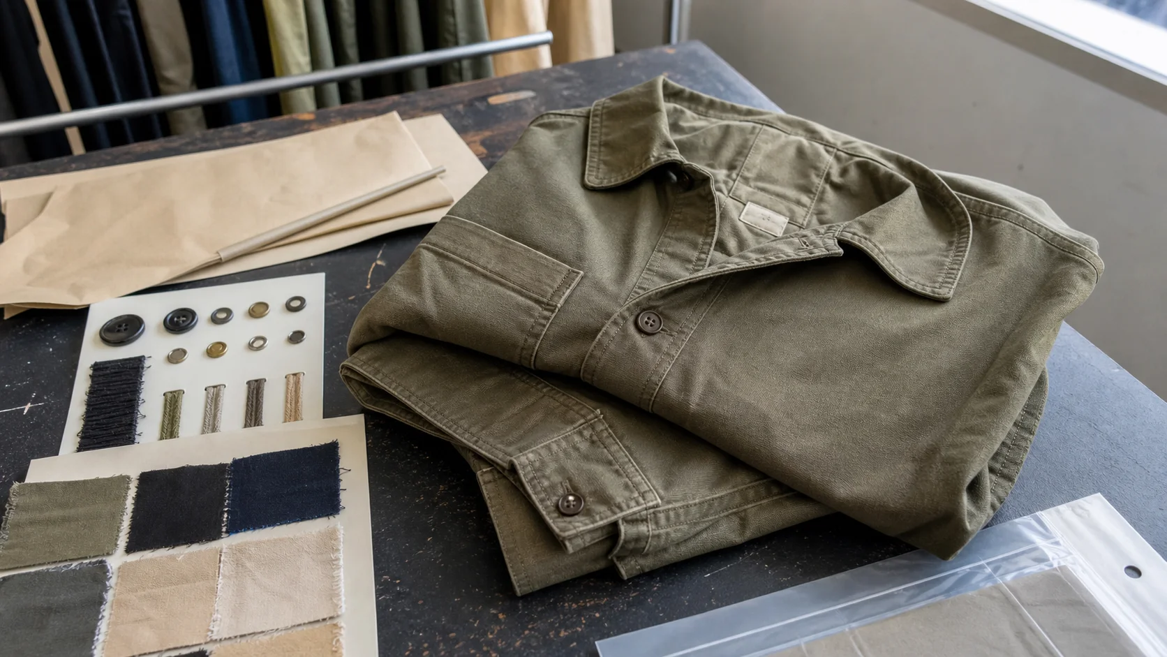Lyocell Utility Jacket Trim Sourcing Review