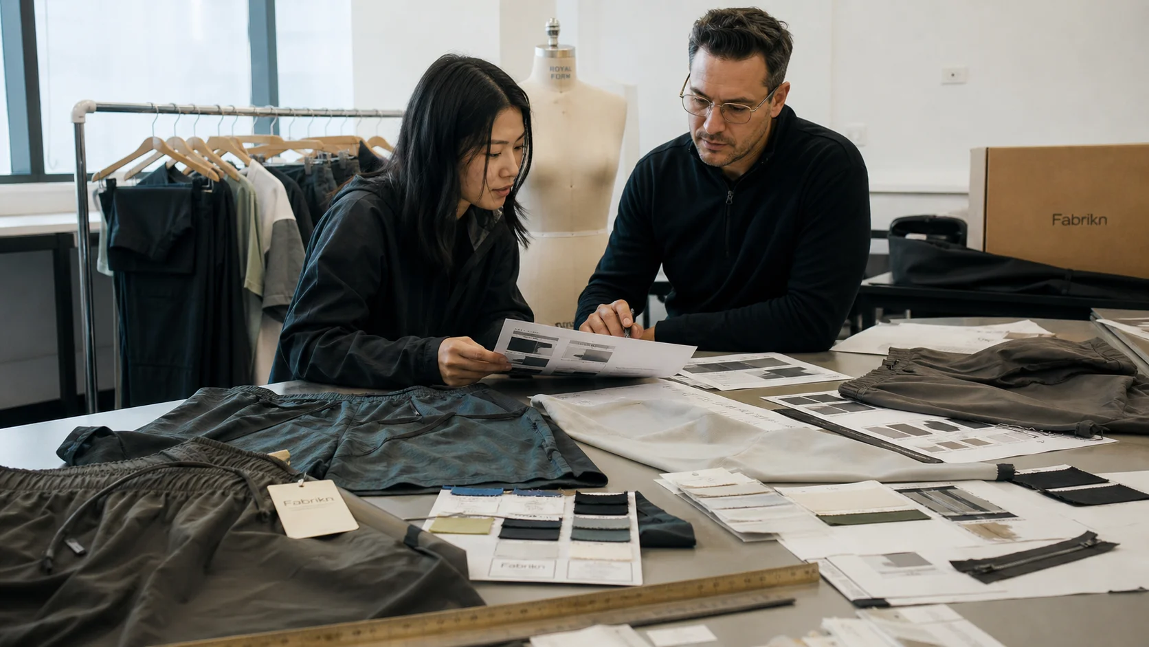 OEM Activewear Sets Size Grading for Buyers