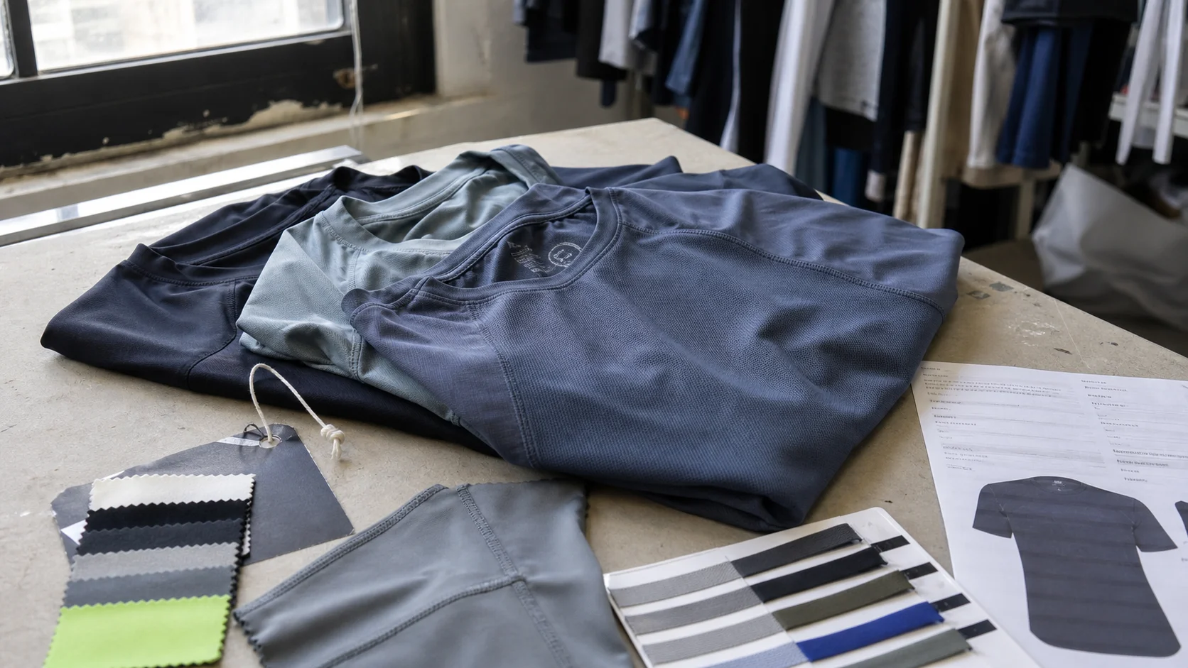OEM Running Club Activewear Tops with Fabric Testing
