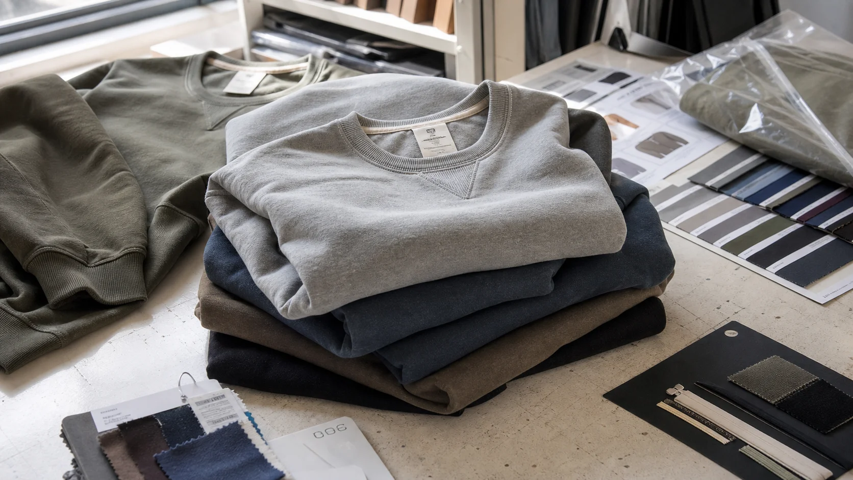 OEM Brushed Fleece Crewnecks for Retailer Expansion