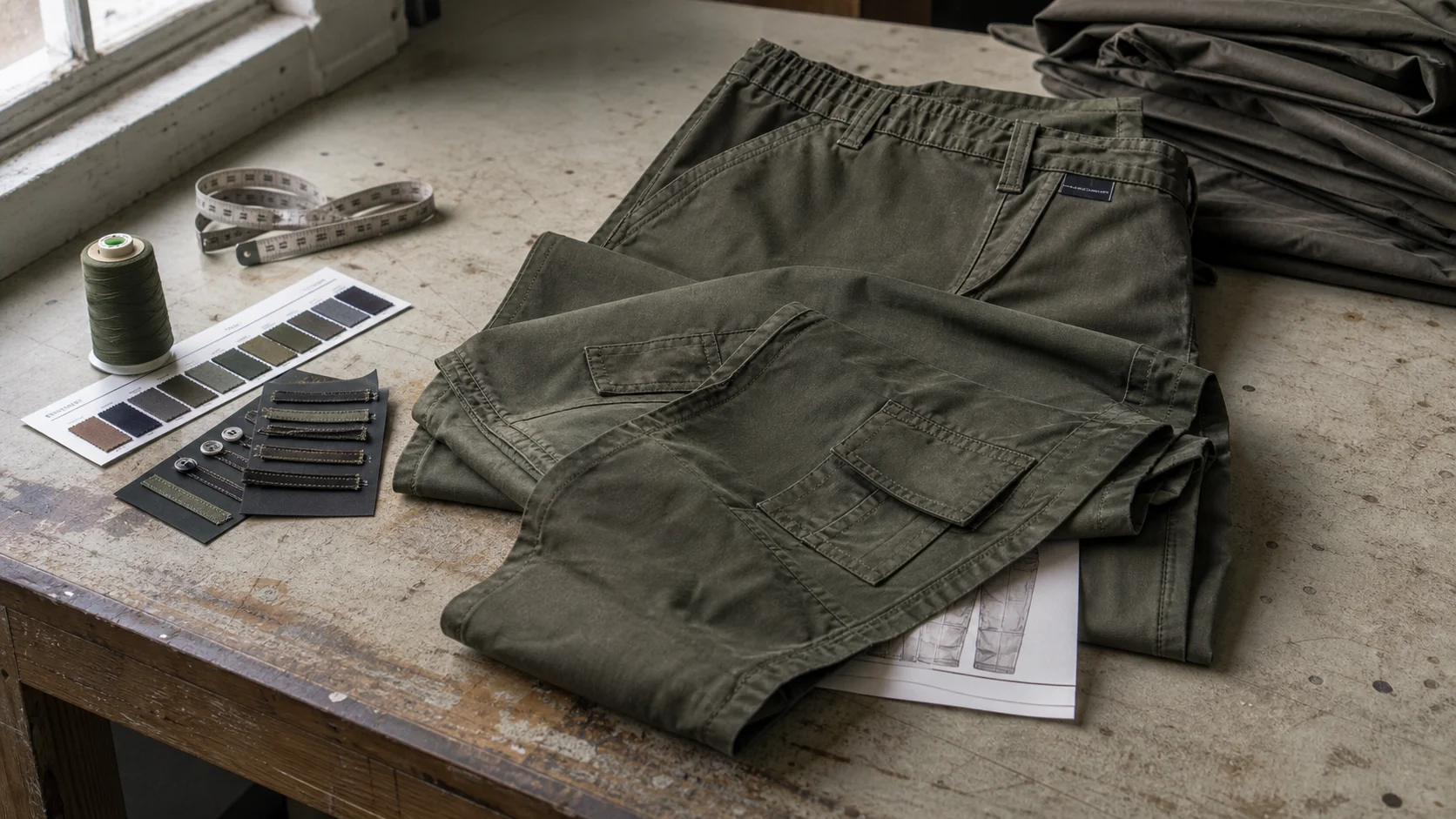 OEM Cargo Pants With Shrinkage Control for Workwear Buyers