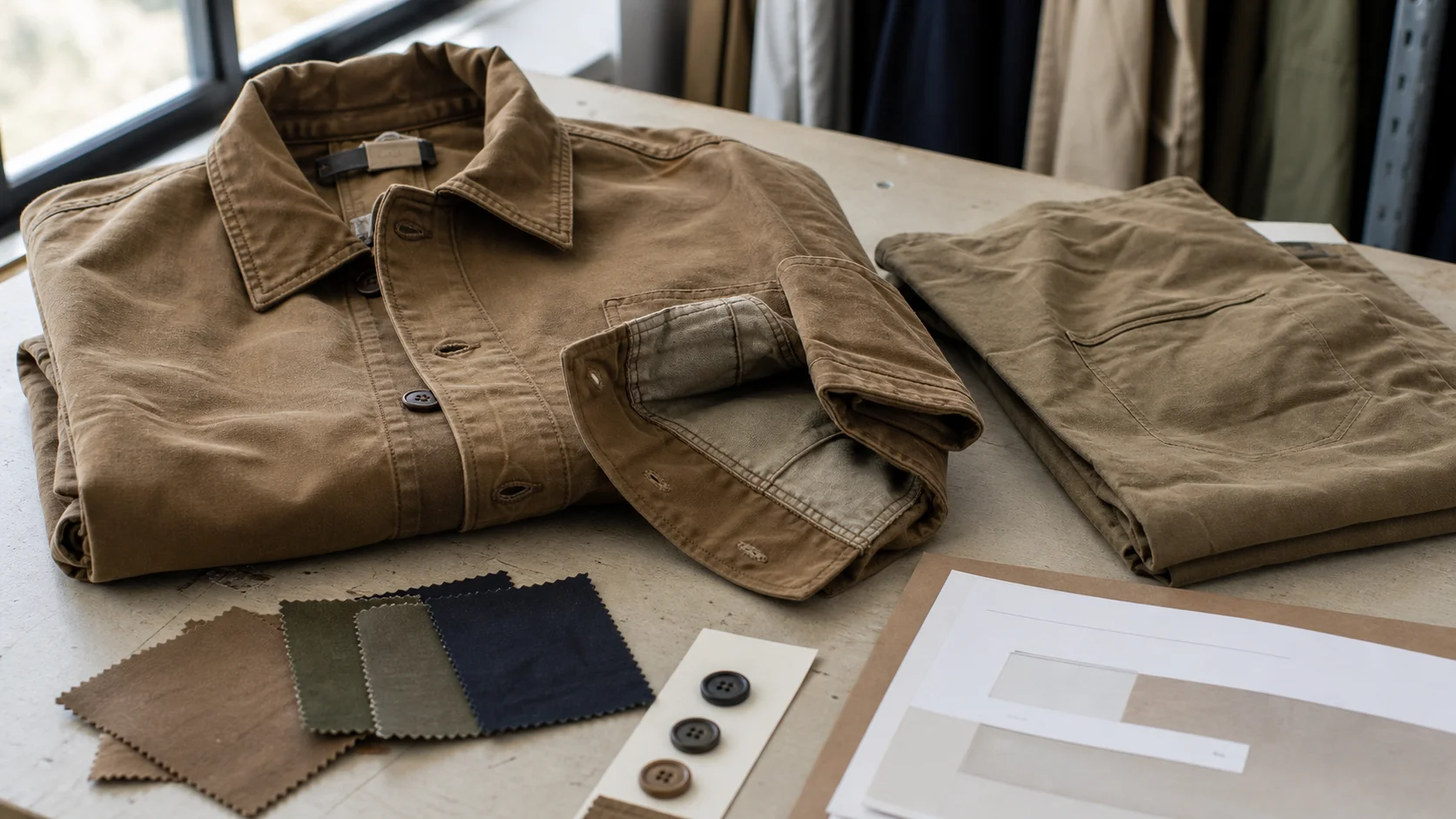 OEM Cotton Canvas Coats for Retail Assortments