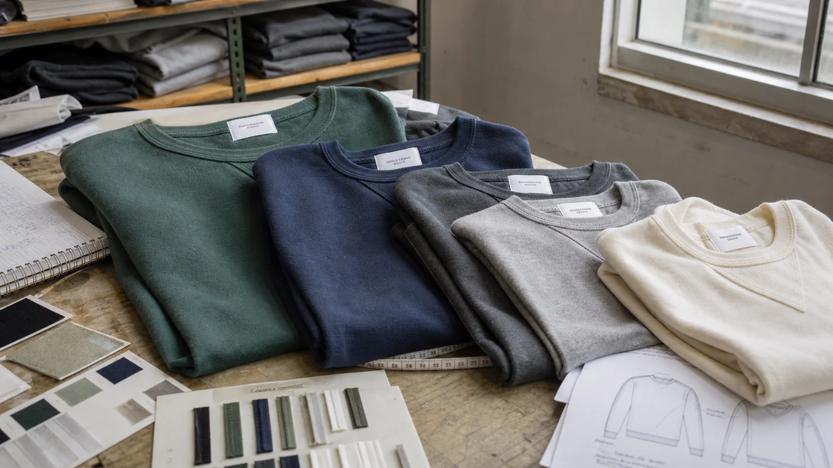 OEM Crewneck Sweatshirt Size Grading for Buyers