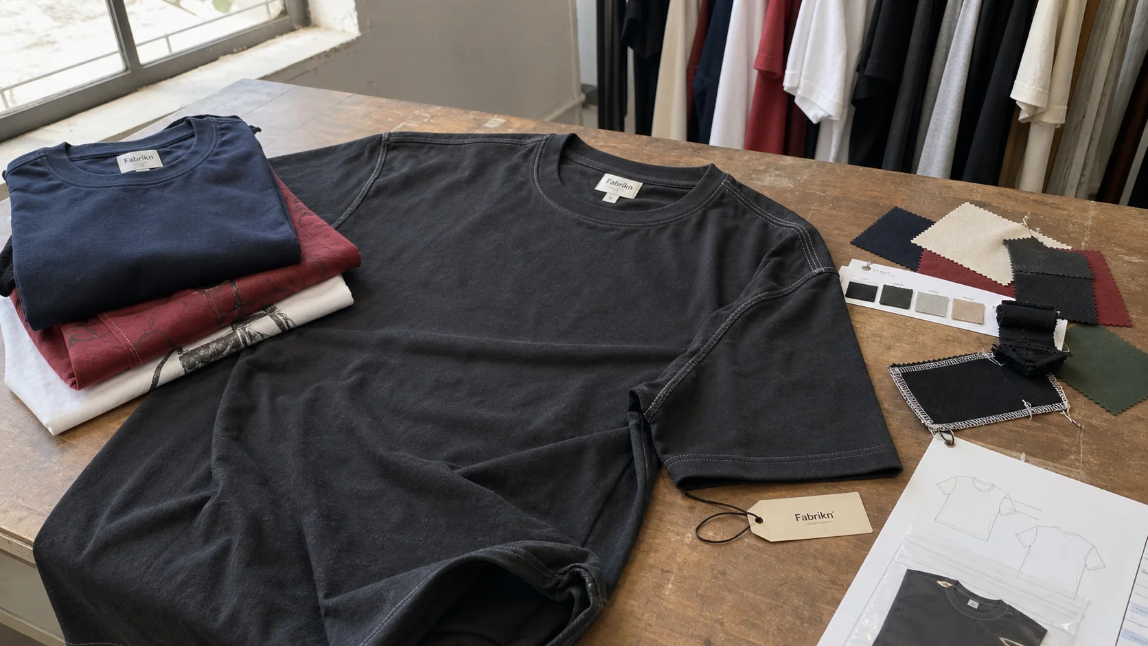 OEM Cut-and-Sew Jersey T-Shirts for Club Merch Buyers