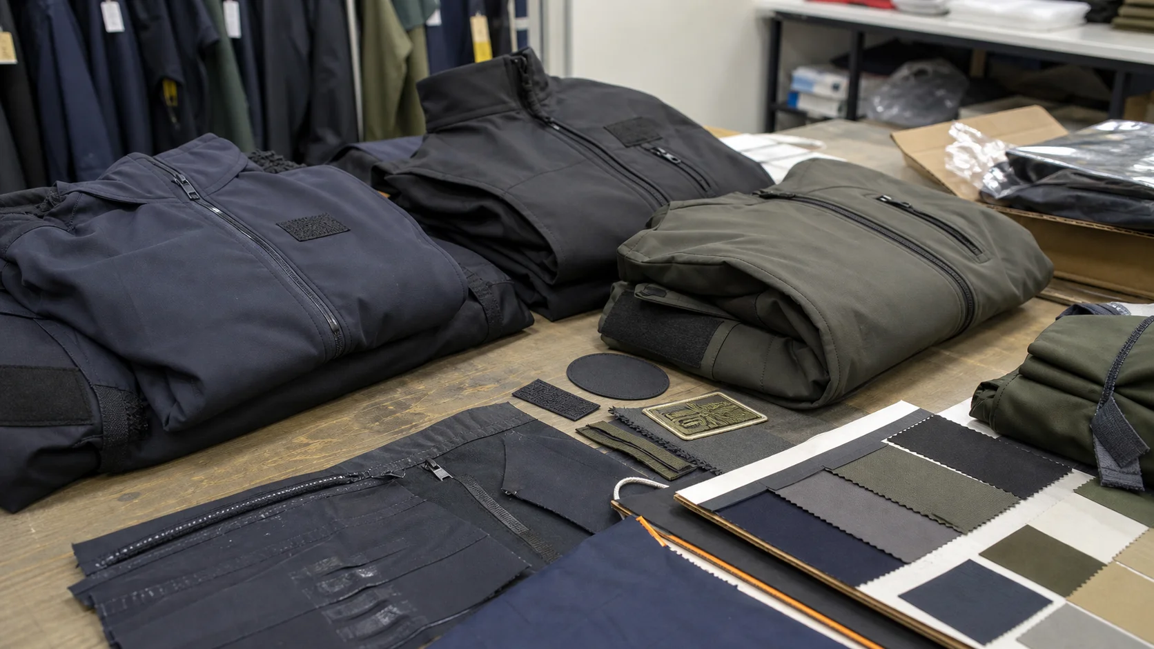 OEM Embroidered Softshell Jackets for Patrol Uniforms