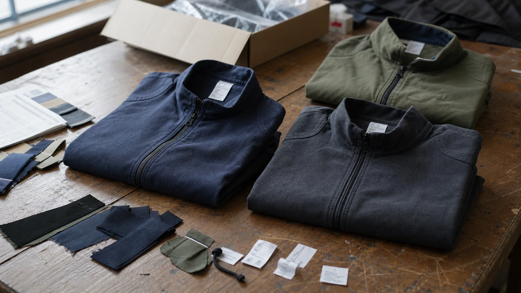 OEM Jackets with Care Labels for Warehouse Supervisors