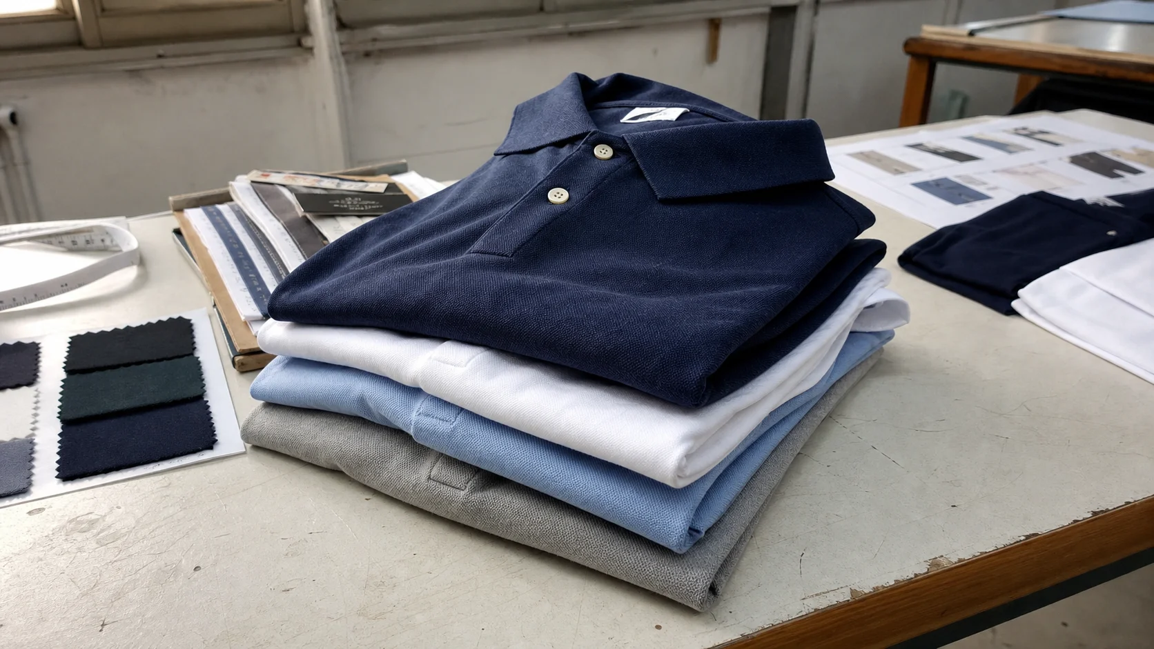 OEM Polo Shirt Fit Samples for School Retailers