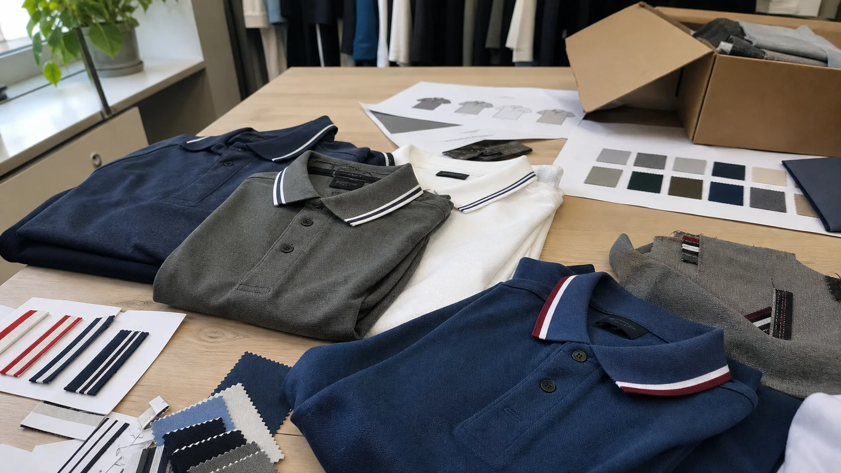 OEM Polos With Trim for Onboarding Kit Buyers