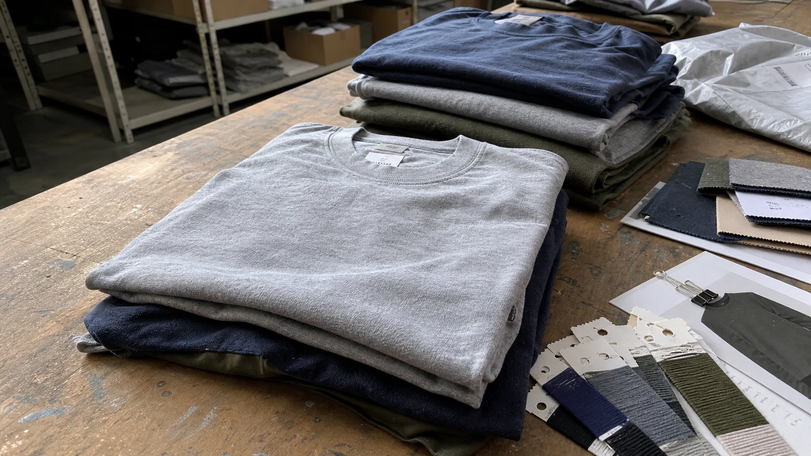 OEM Screen-Printed Warehouse Crew Tees for Teams