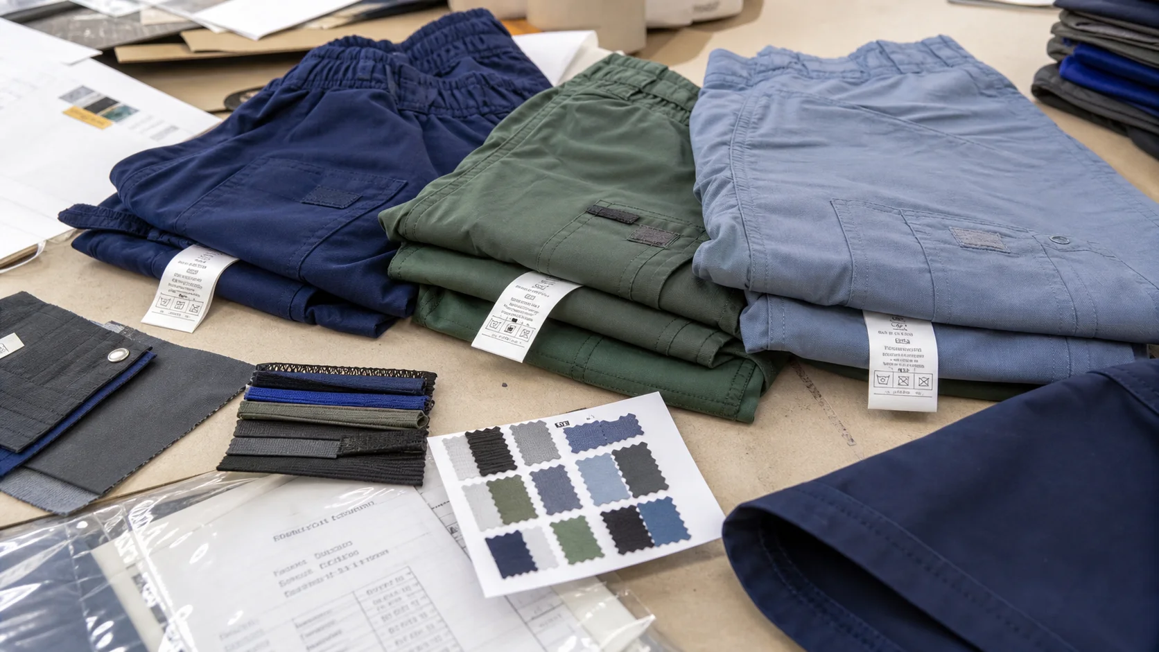 OEM Scrub Pants Care Labels for Healthcare Buyers