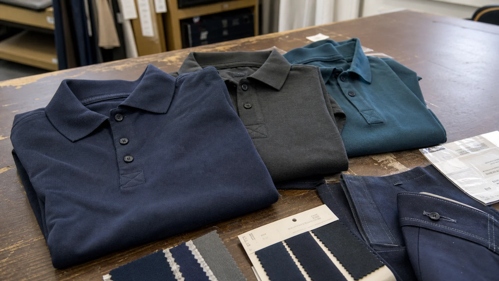 OEM Shrink-Resistant Workwear Polos for Facility Teams