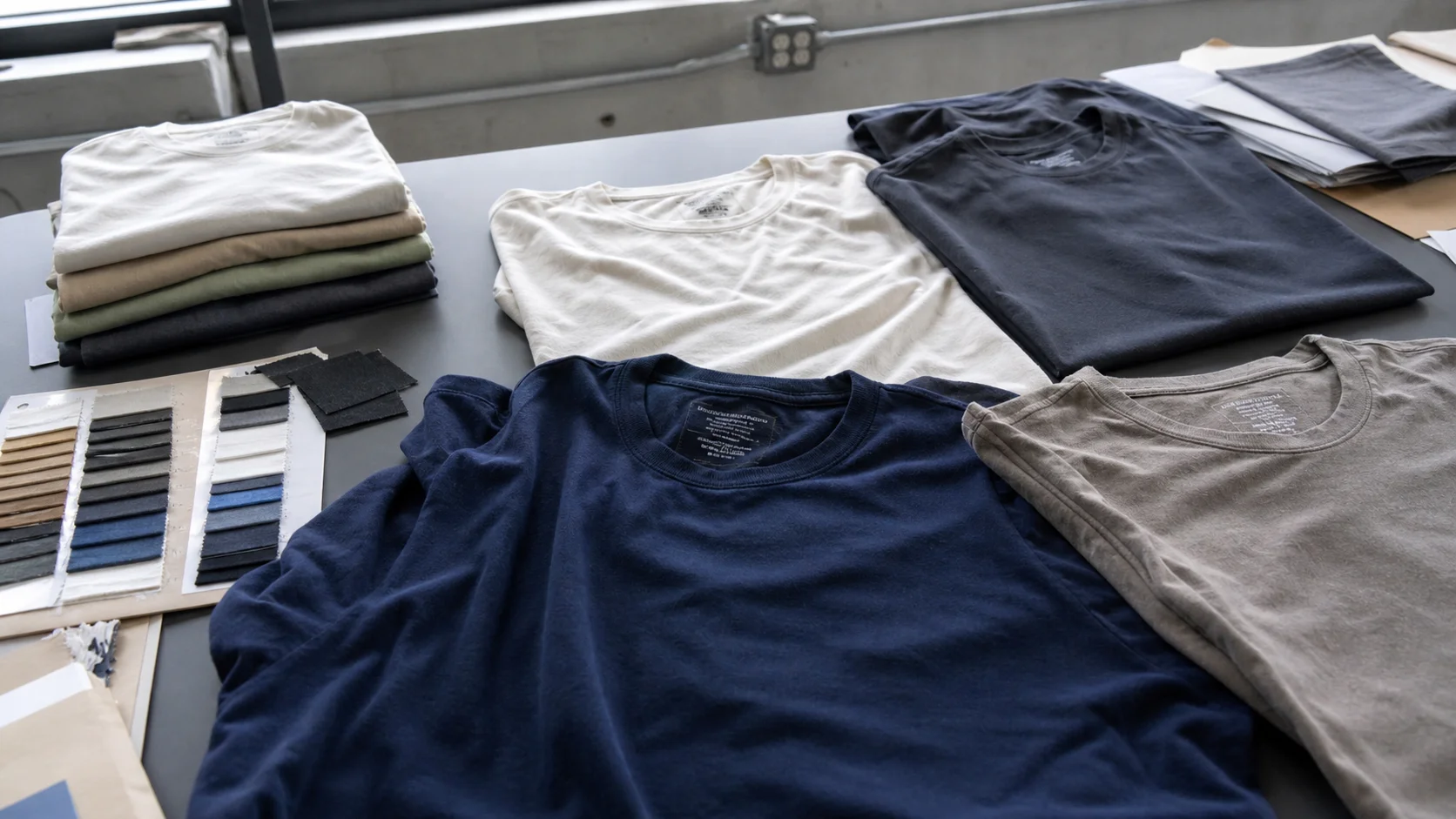 OEM T-Shirts With Fit Samples for Line Reviews