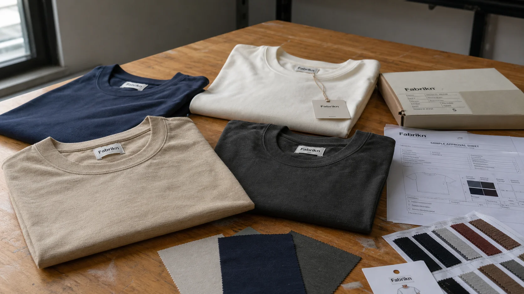 OEM T-Shirts Sample Approval for Merchandising Teams