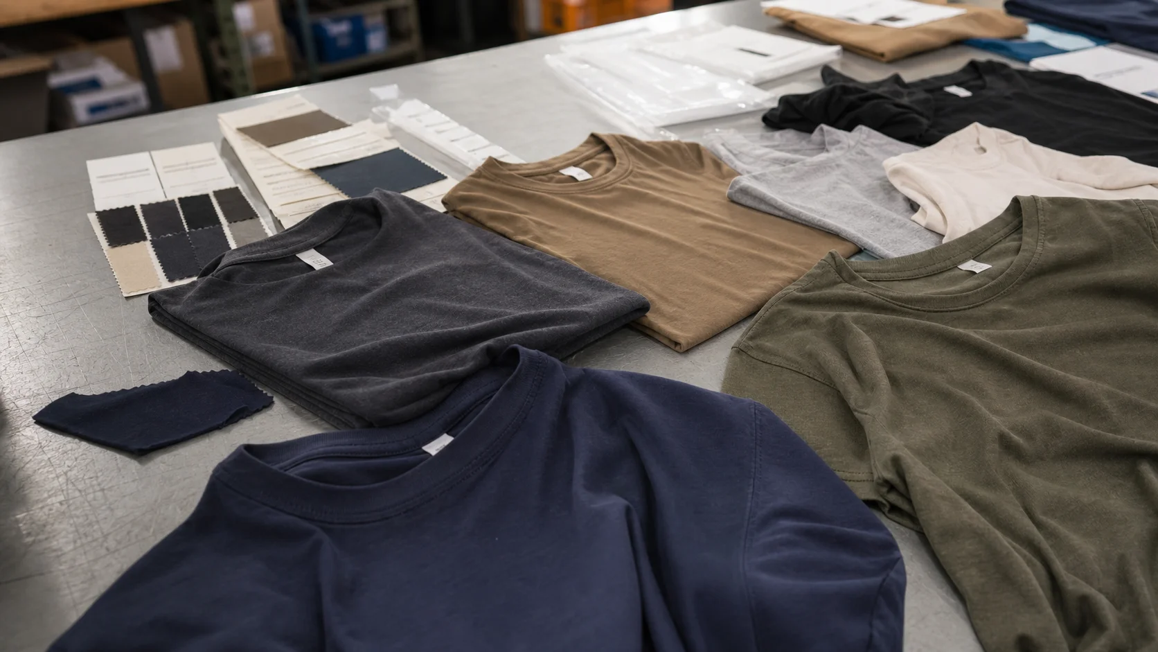 OEM Tees with Seam Strength Specs for Warehouse Crews