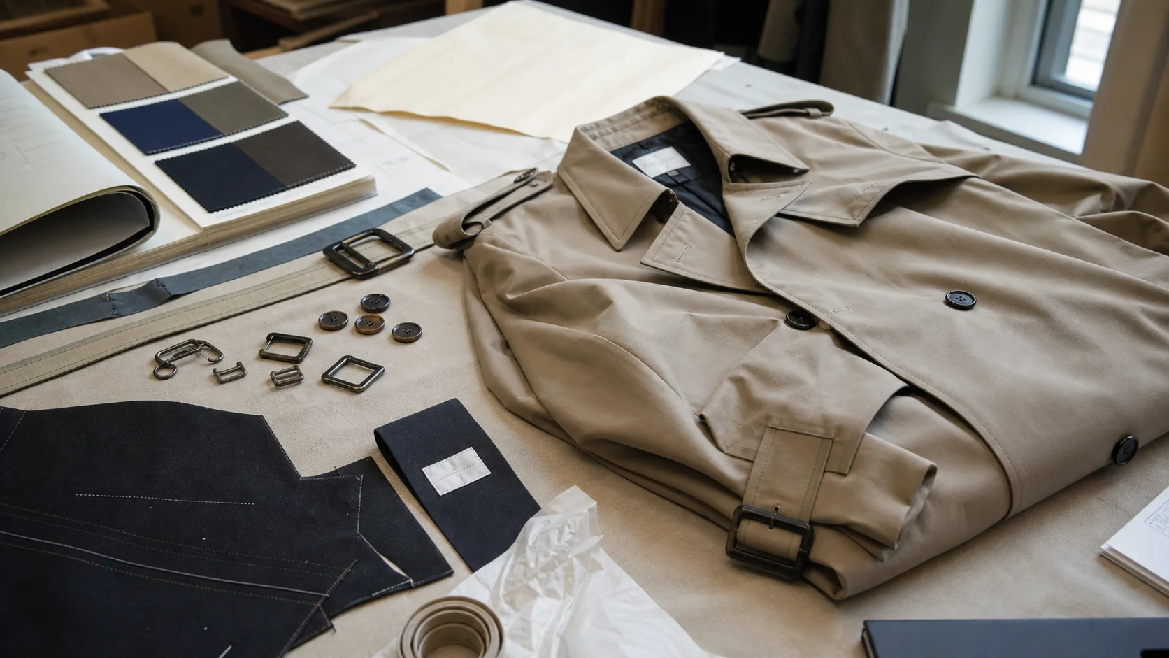 OEM Trench Coats With Trim Sourcing for Luxury Buyers