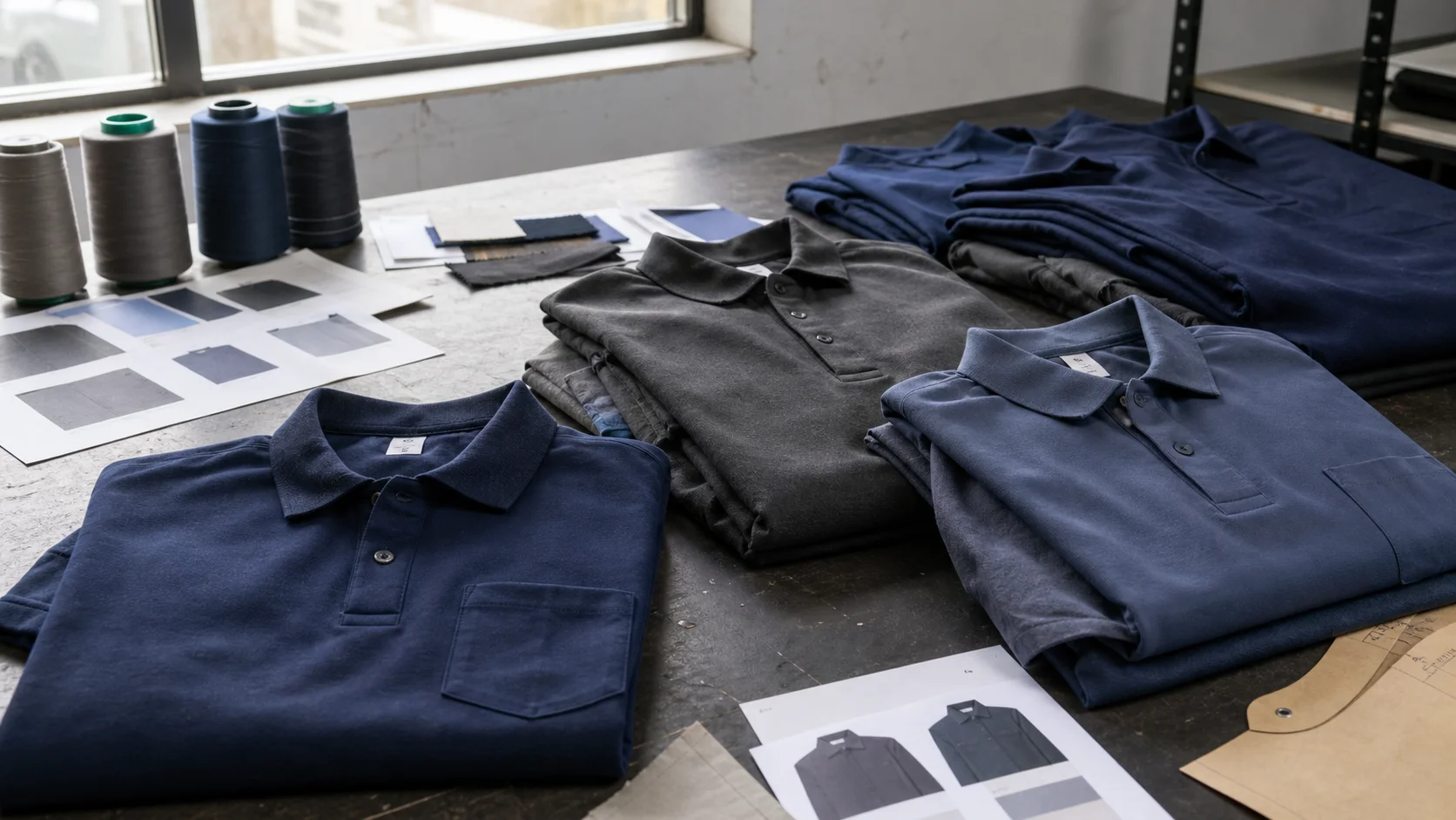 OEM Workwear Polos for Warehouse Uniform Sizing