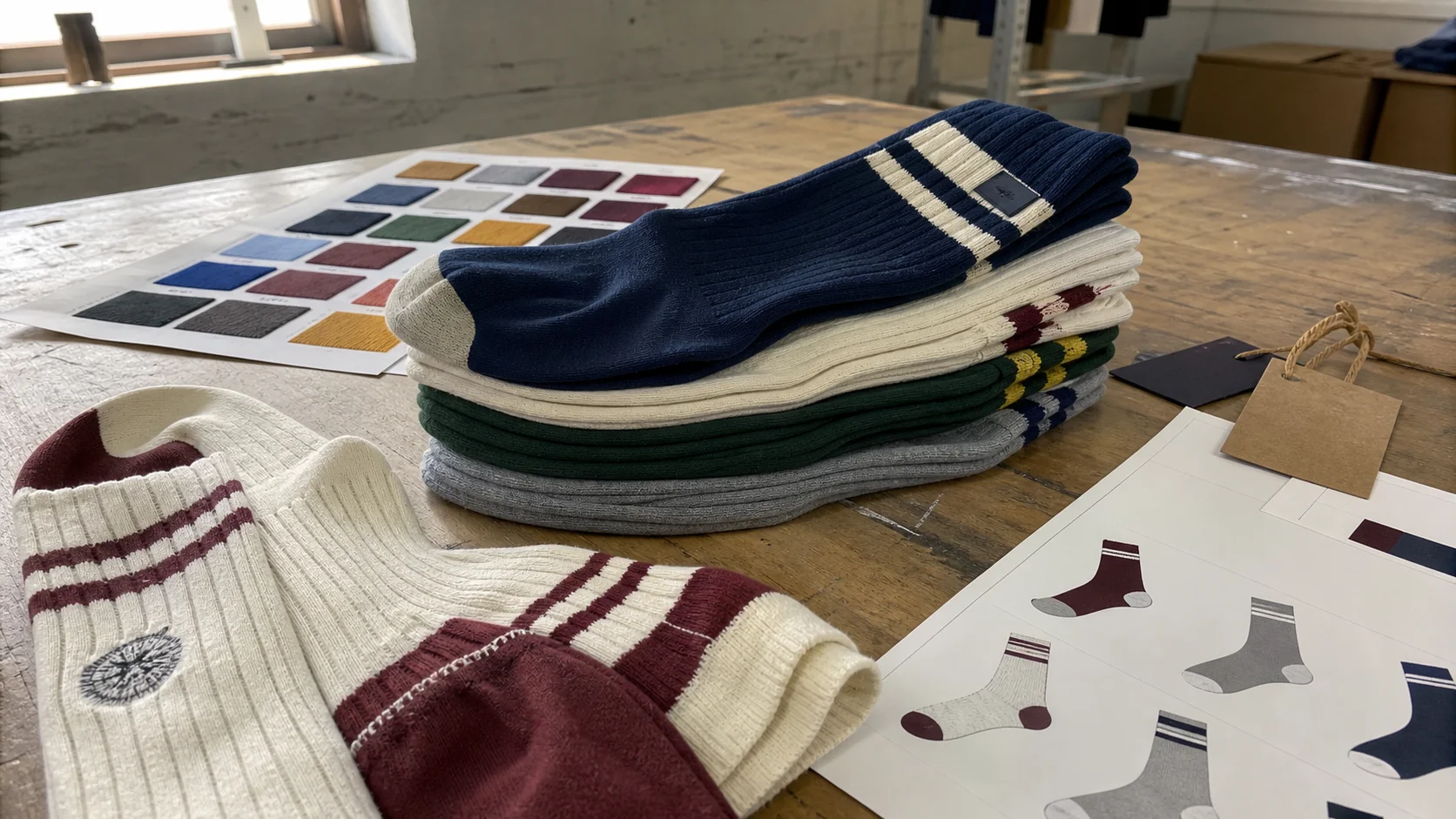 Order Custom Private Label Socks for College Clubs