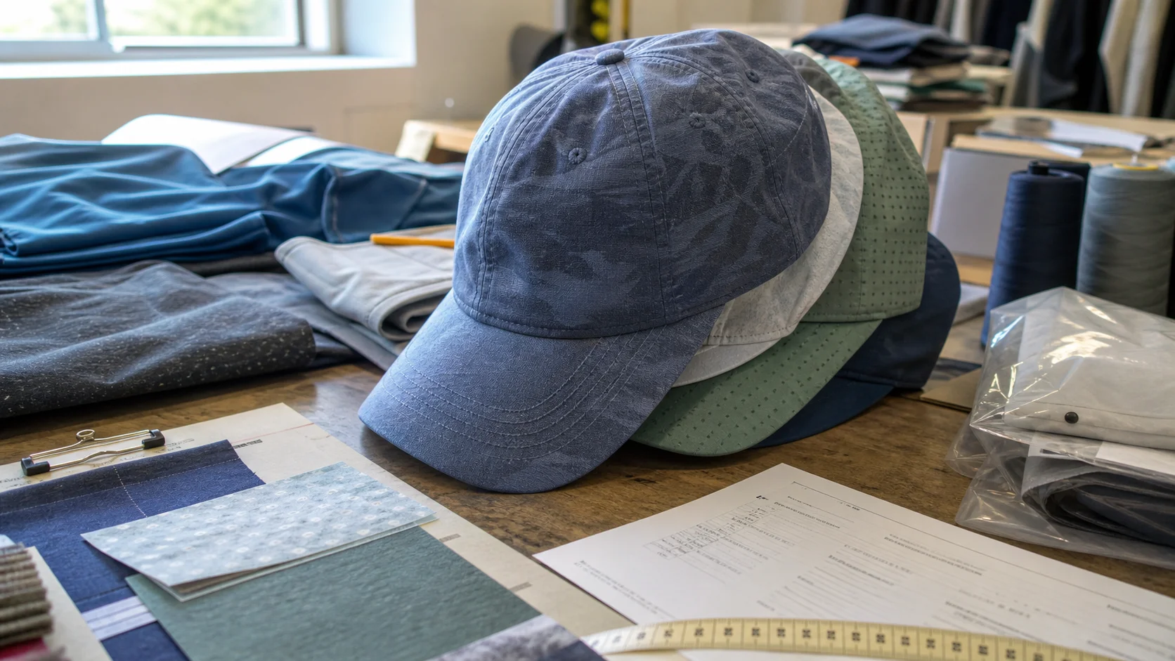 Order Private Label Sublimated Golf Staff Caps