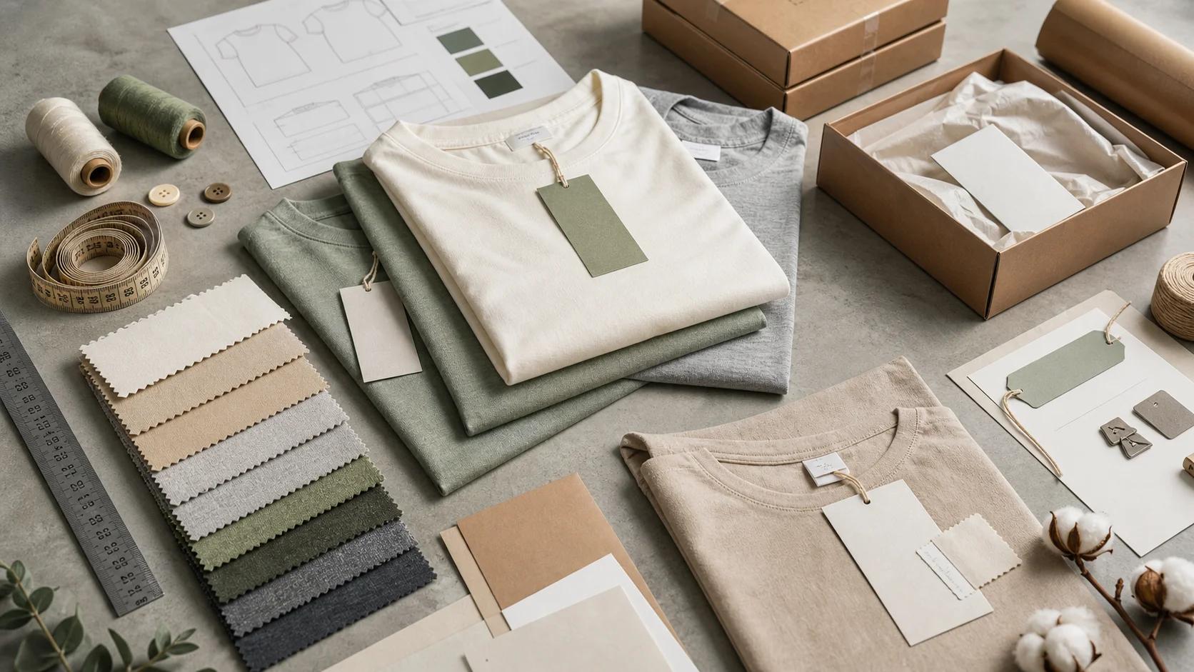 Premium Clothing Packaging Design: Board and Inserts