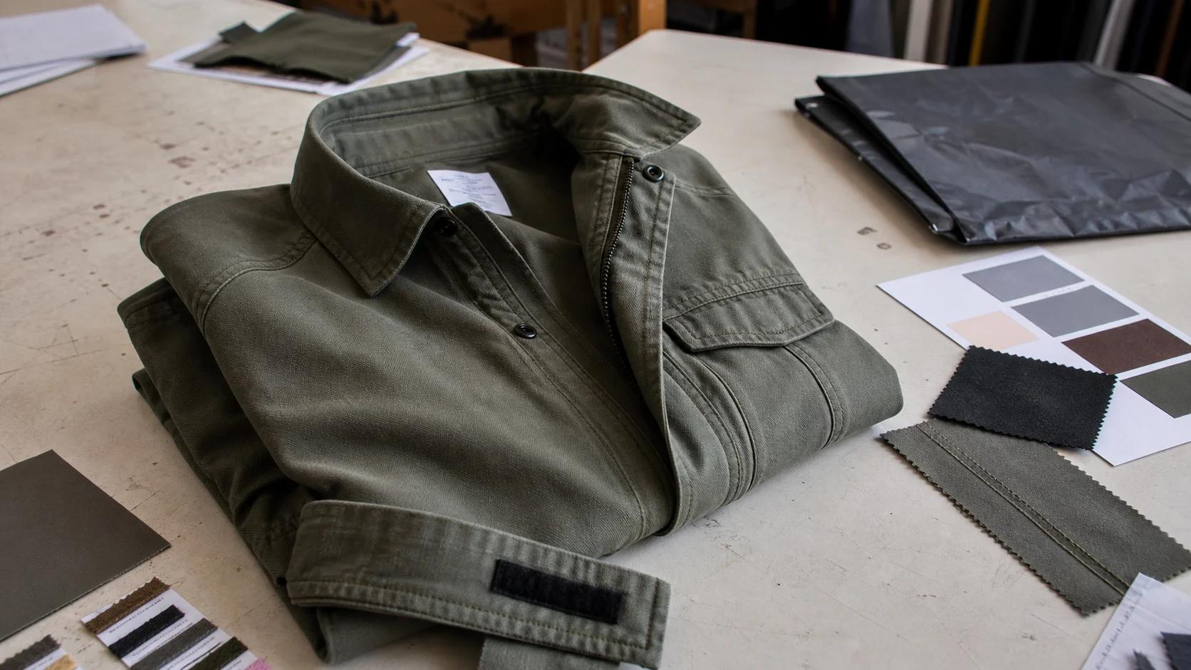 Security Contractors Organic Cotton Work Jacket Wash Test