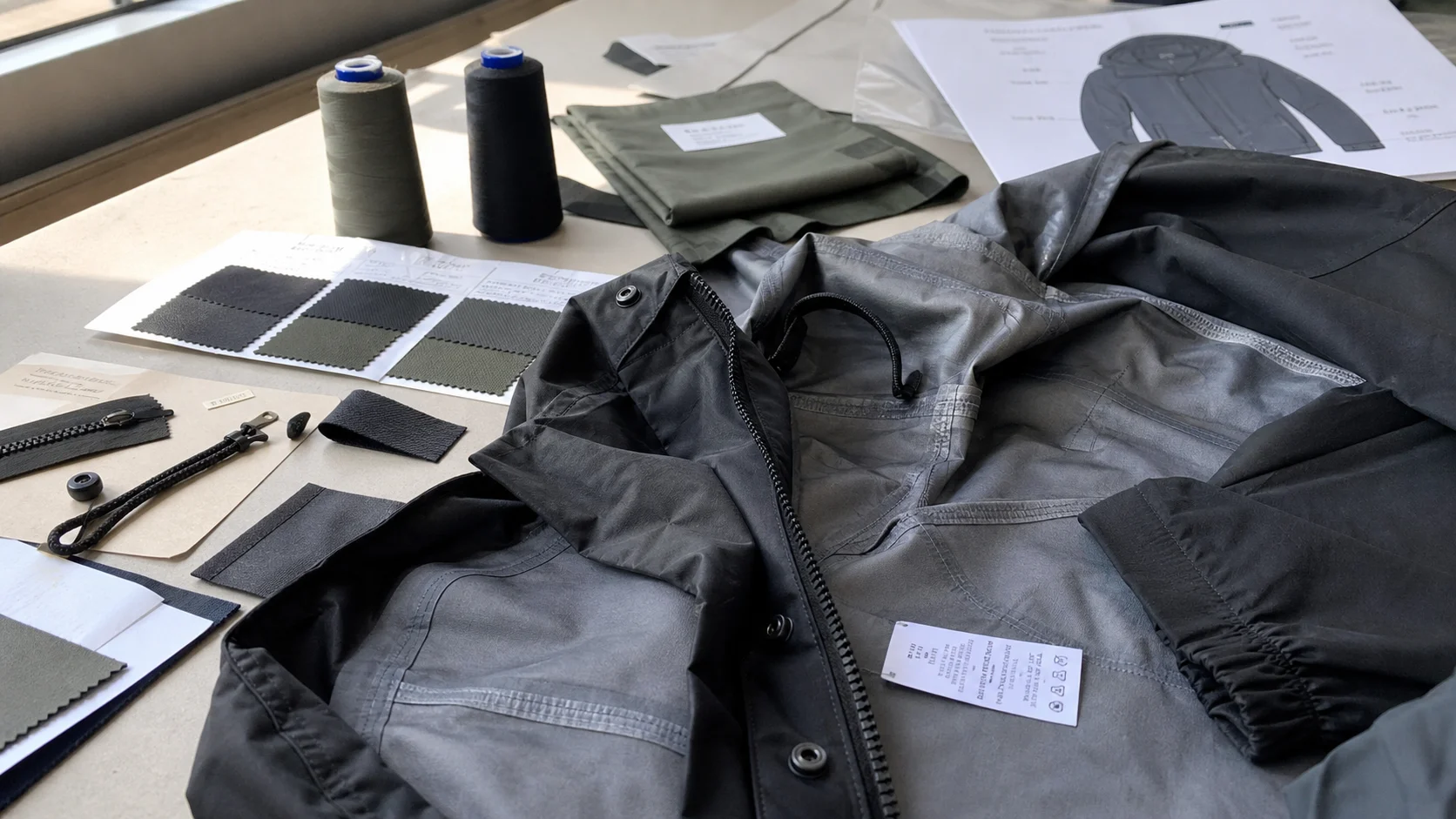Outdoor Jacket Tech Pack Quote Checklist