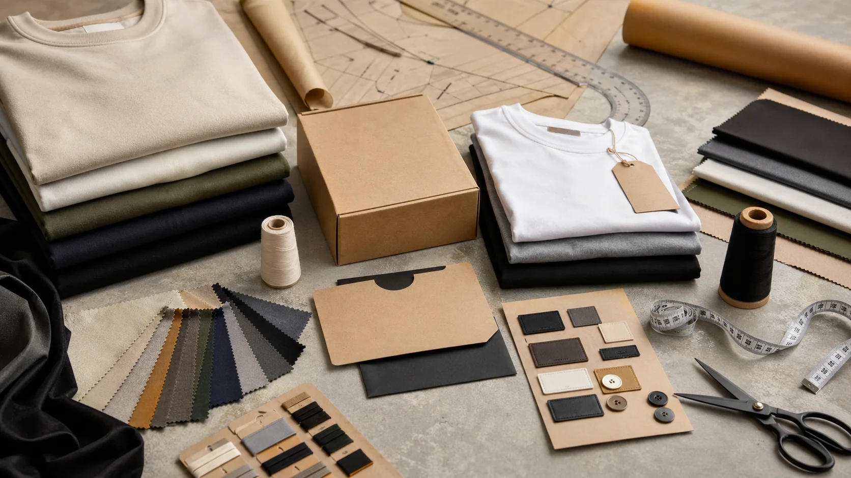 Retail Clothing Care Label Design: Symbols and Material