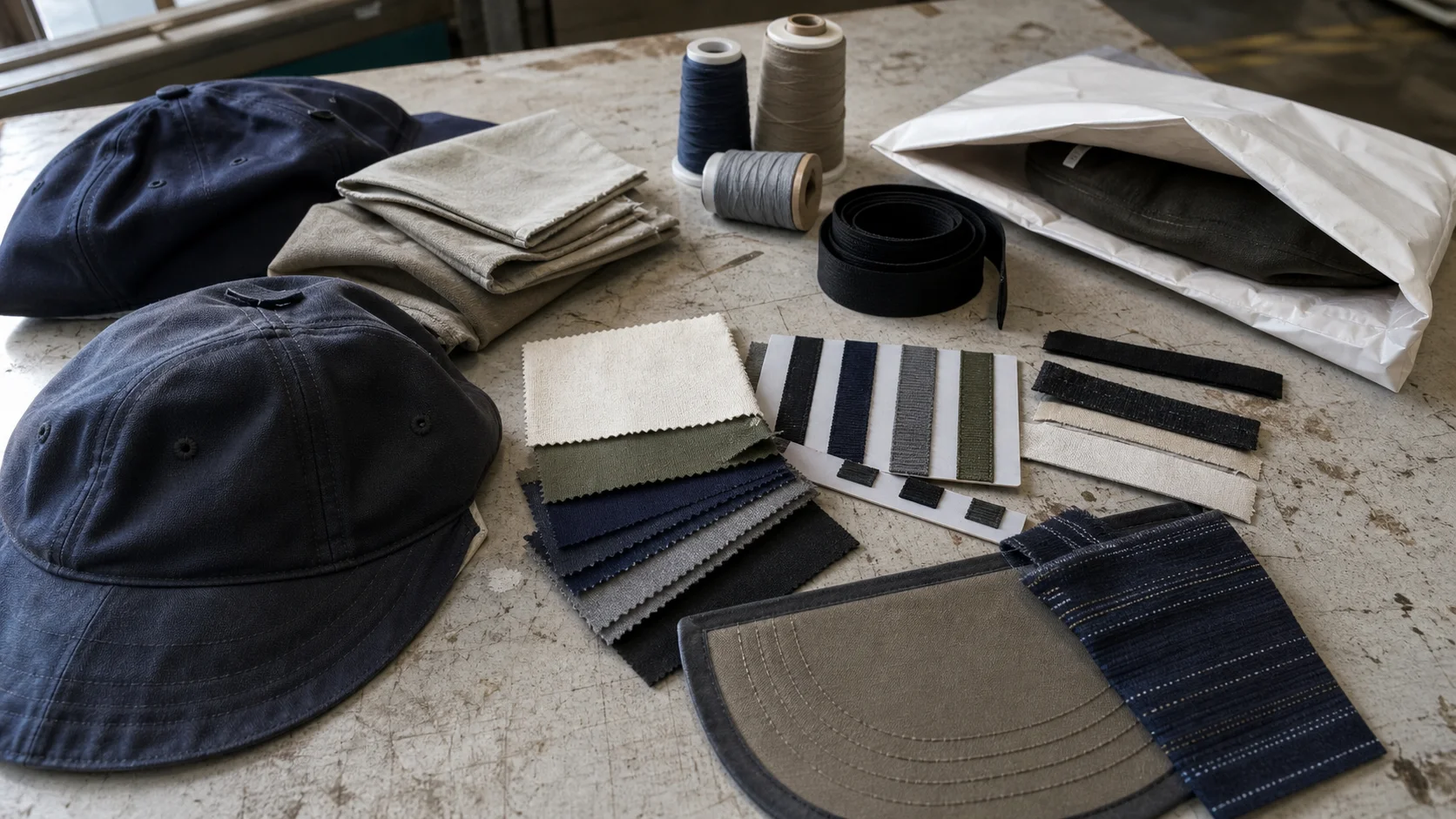 Private Label Caps Trim Sourcing for MOQ Buyers