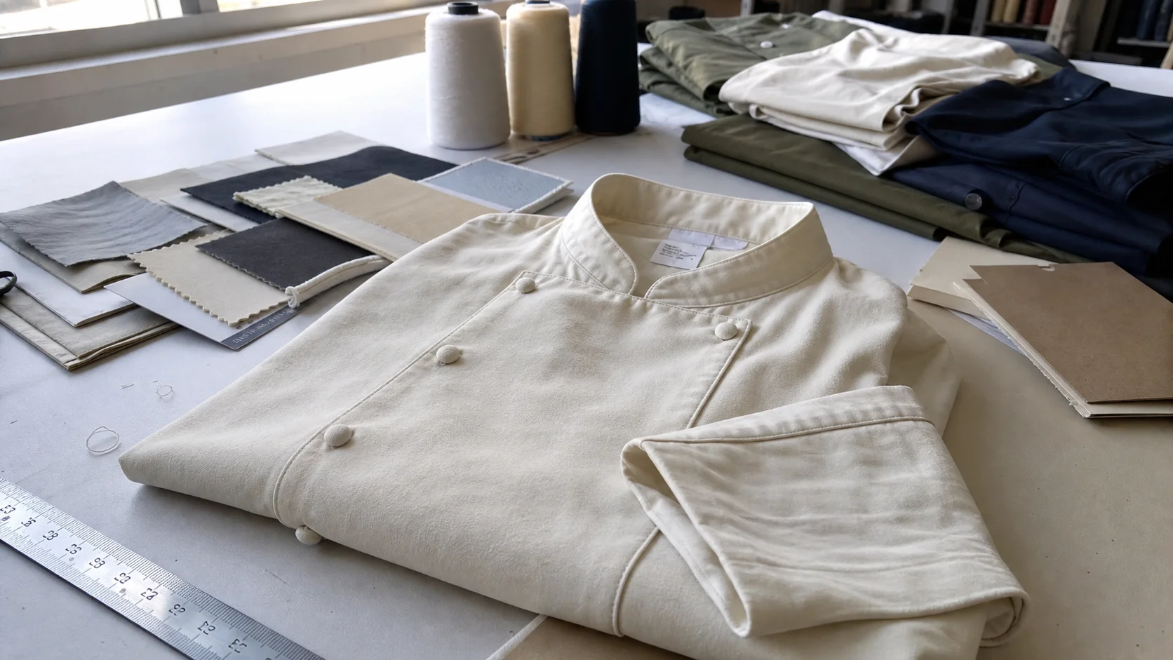 Private Label Chef Coats for Yoga Studio Orders