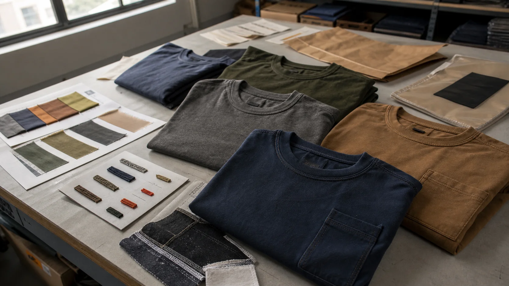 Private Label Construction Tees Built for Seam Strength