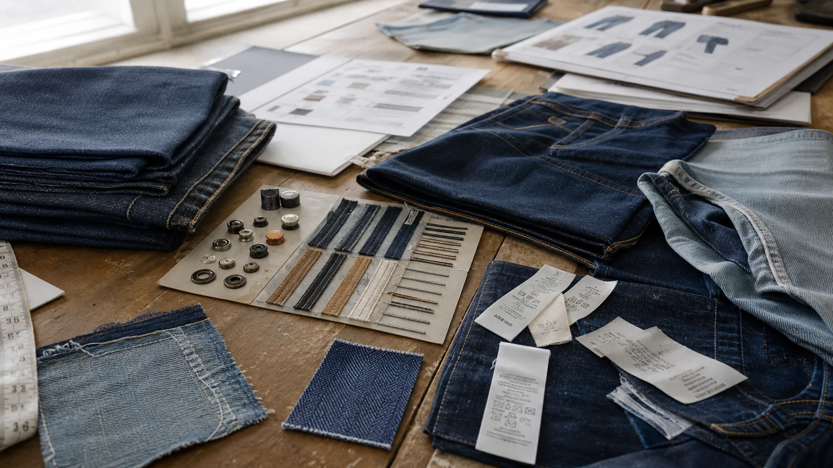 Private Label Denim Fabric Testing for MOQ Buyers