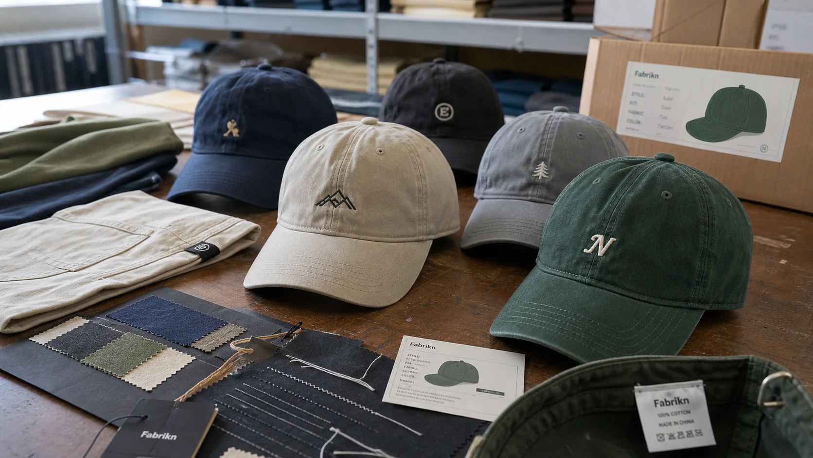Private Label Embroidered Caps for Brand Programs
