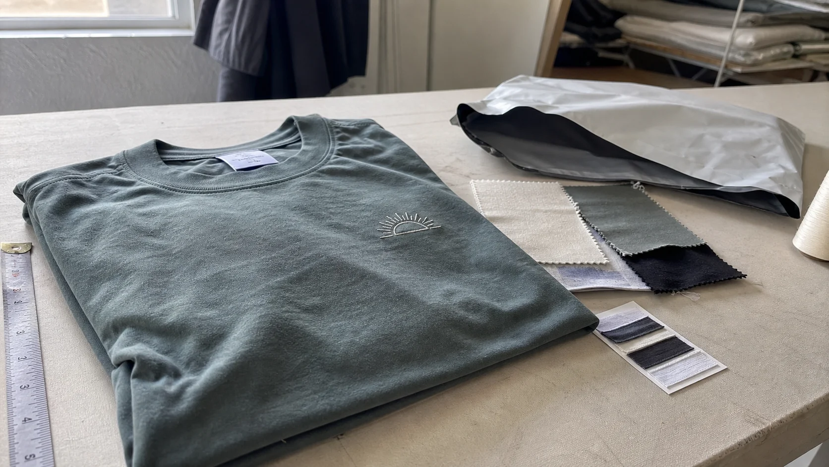 Private Label Embroidered Tee Sample Approval Checklist