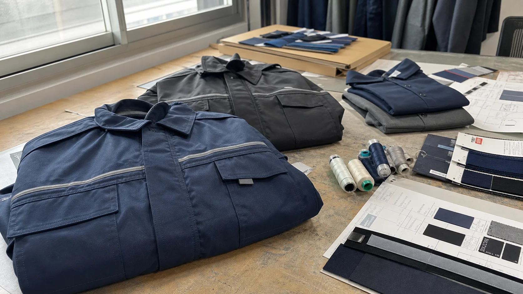 Private Label Fleet Jackets for Fabric-Tested Uniforms