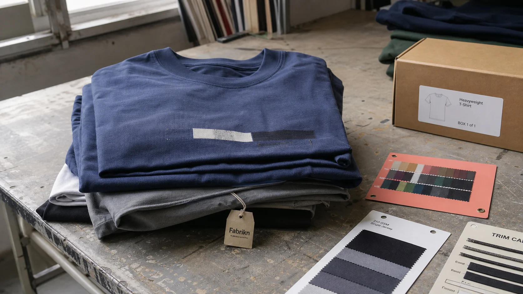Private Label Heavyweight Screen-Printed Tees for Chains