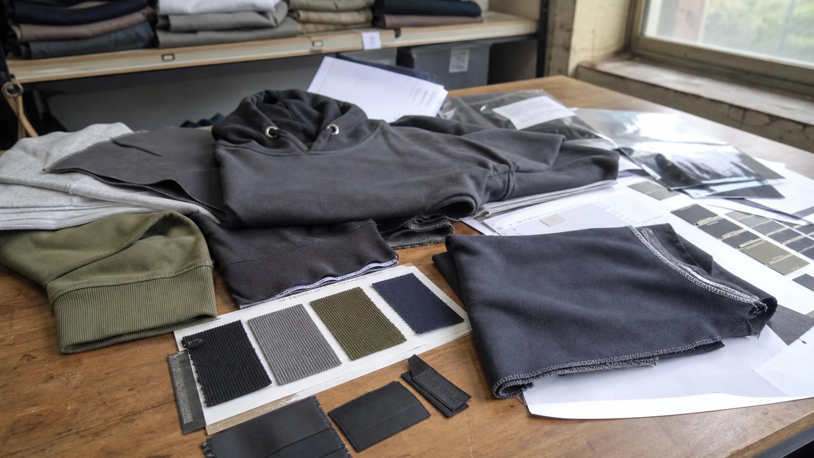 Private Label Hoodie Fabric Testing for Activewear Orders