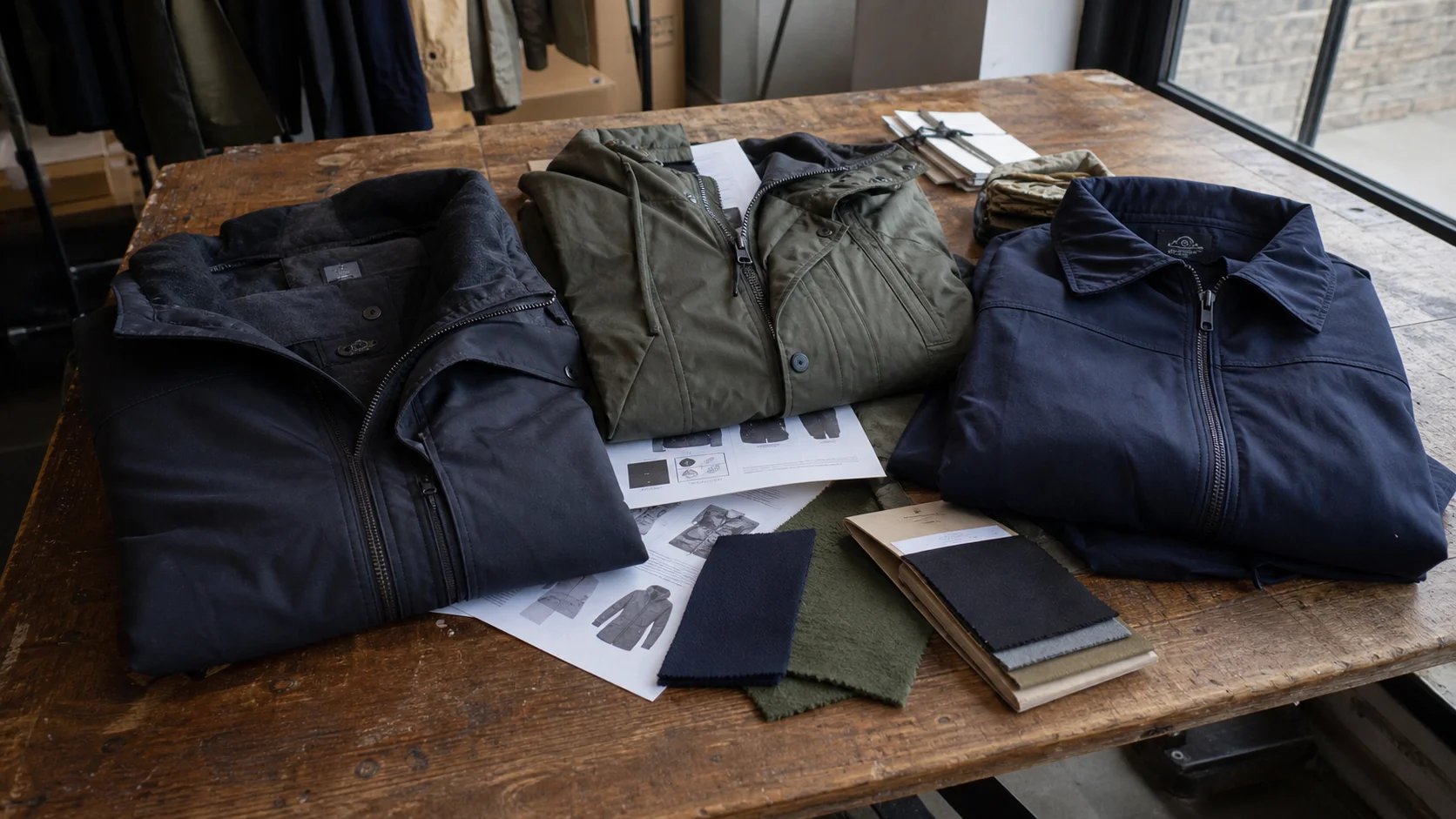 Private Label Jackets With Packaging Inserts