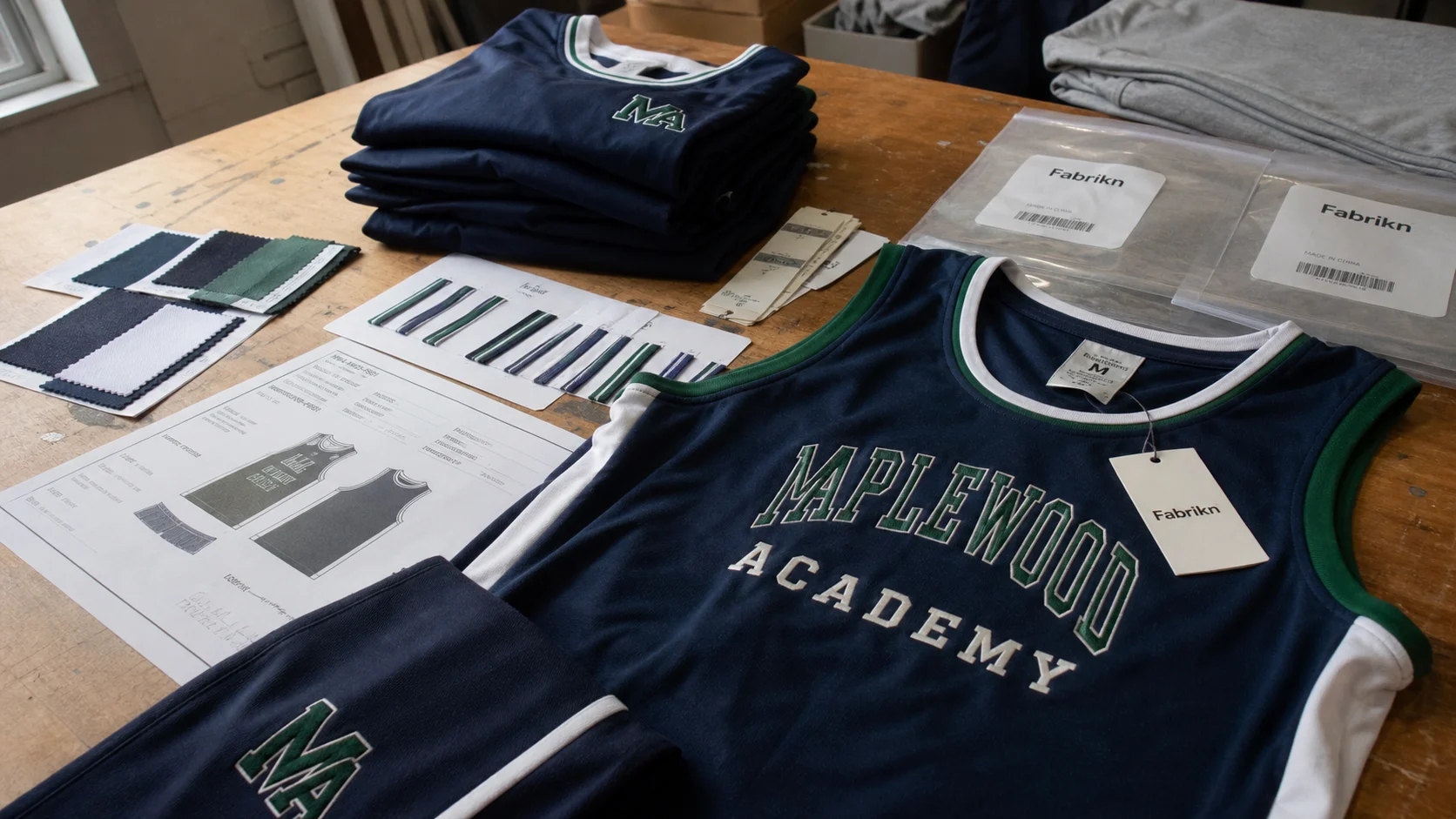 Private Label Jerseys for School Athletics Orders
