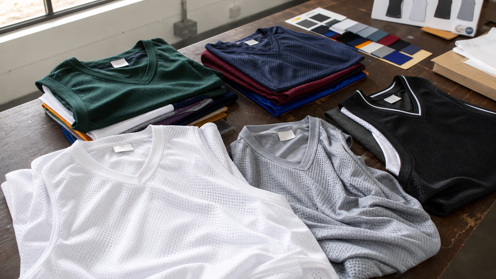 Private Label Mesh Jerseys for Tournament Orders
