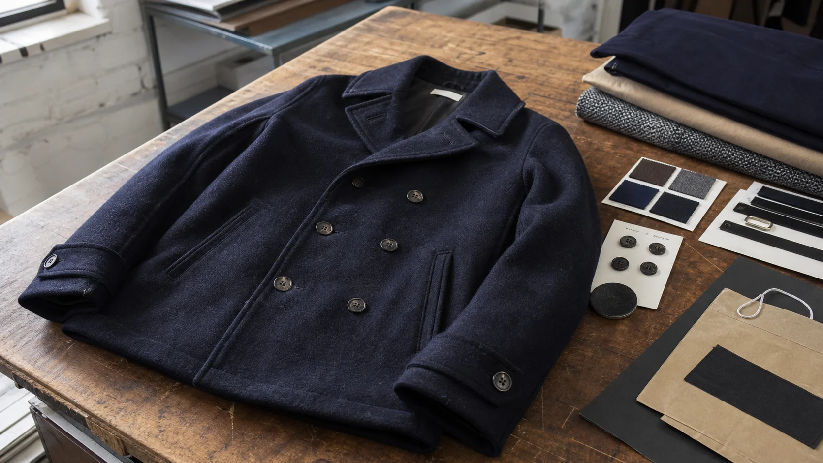 Private Label Pea Coat MOQ for Contemporary Lines